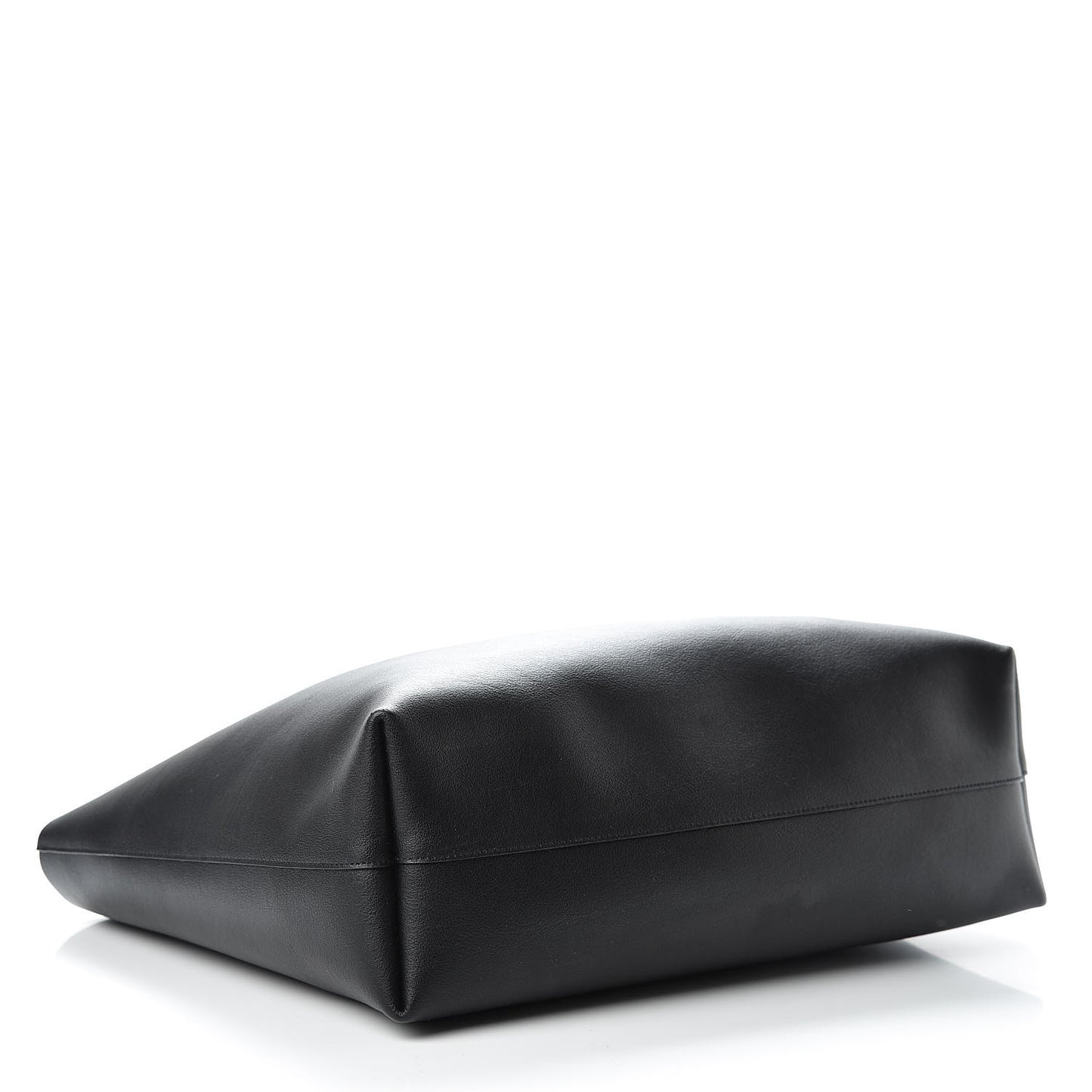Calfskin Large Shopping Tote Black