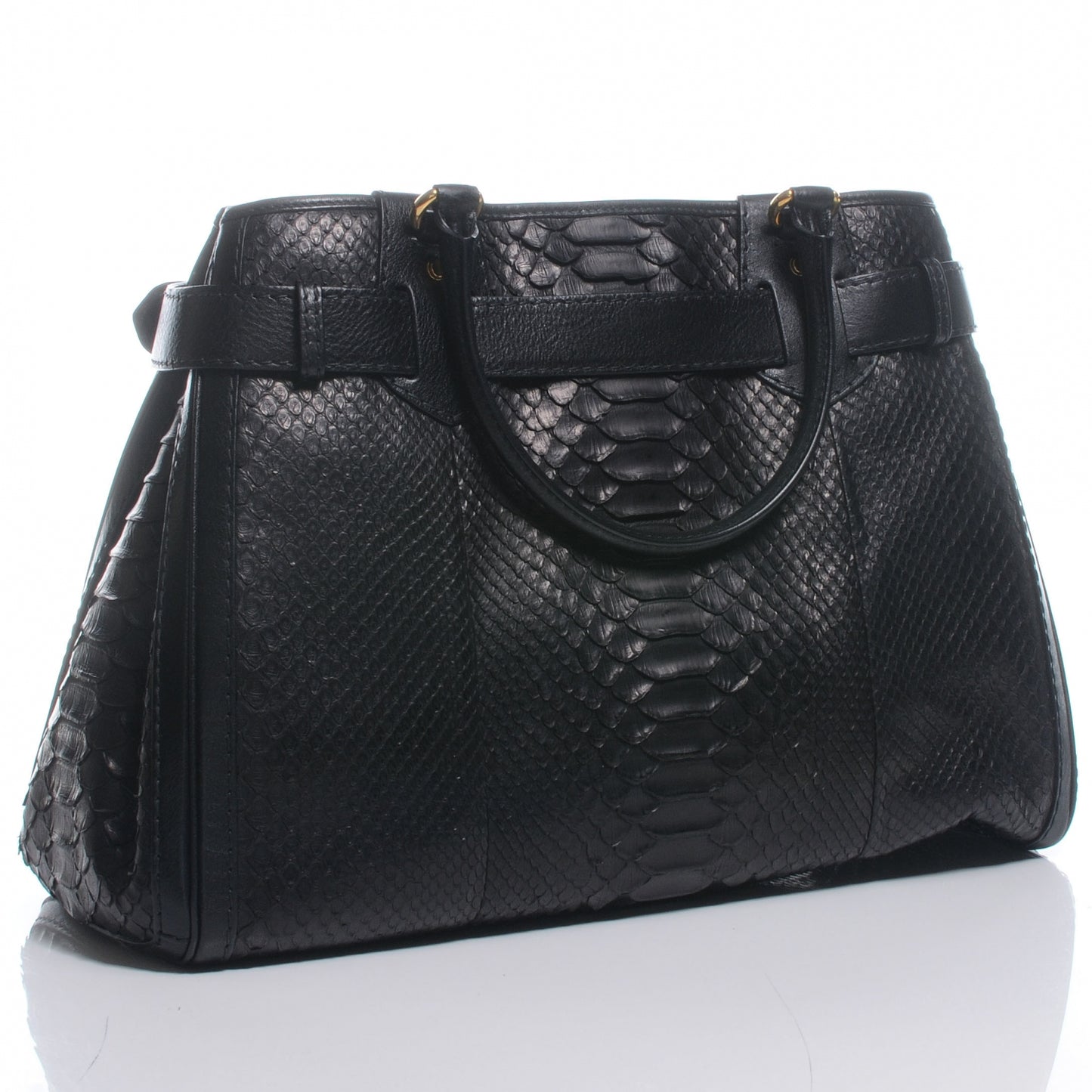 Python Large GG Running Tote Black