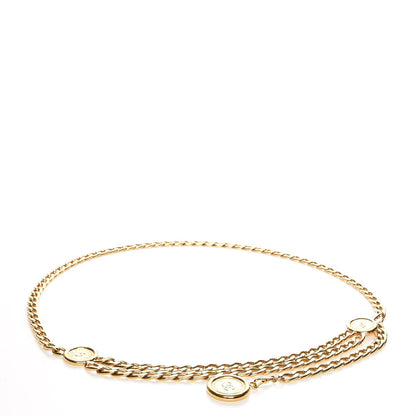 Chanel Chain 31 Rue Cambon Medallion Belt Gold 1 of 6