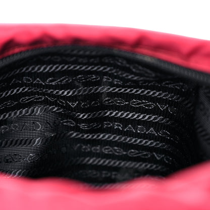 Prada Nylon New Vela Studded Messenger Cherry 12 of 18