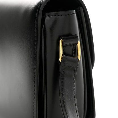 Celine Shiny Calfskin Teen Triomphe Black 14 of 15