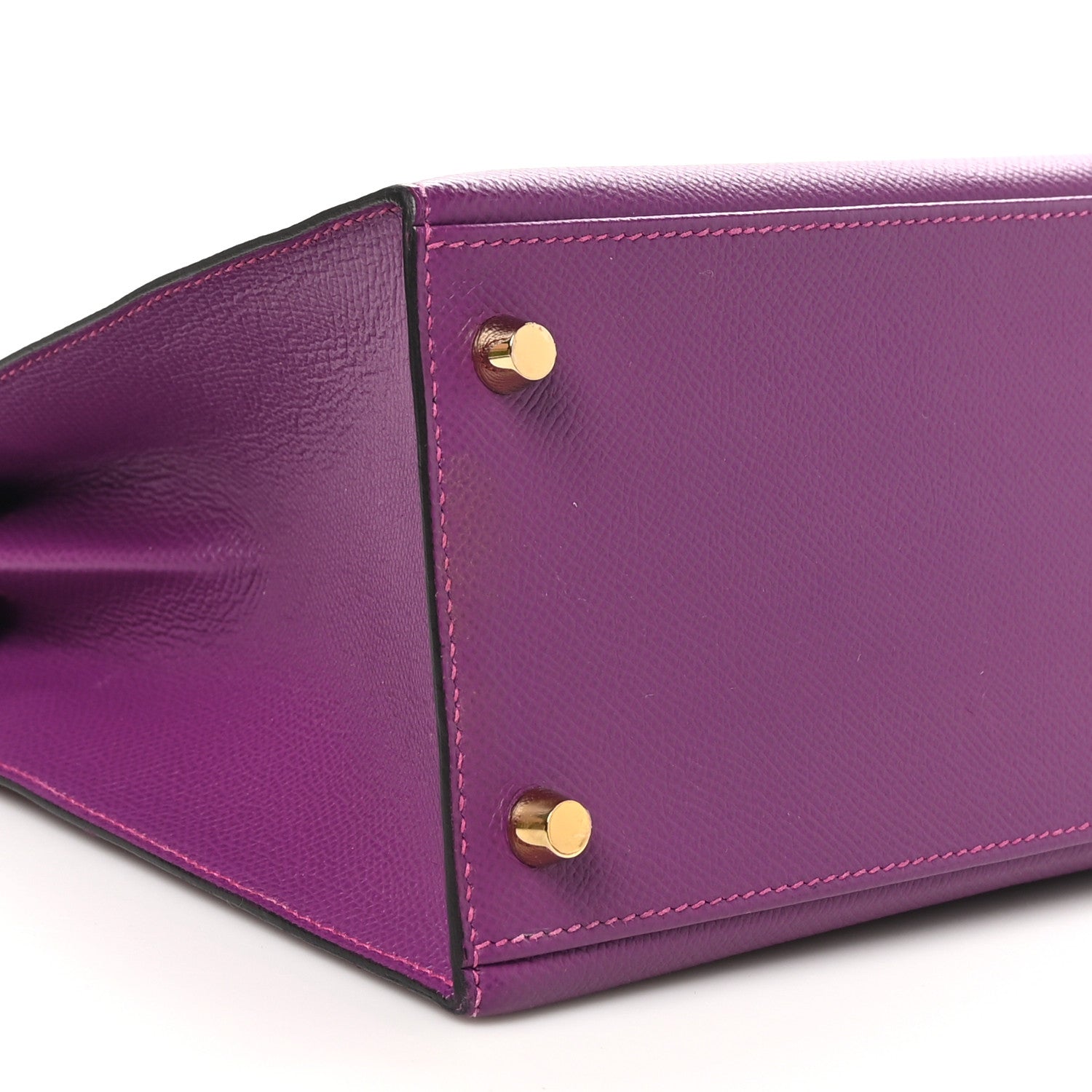 Hermes Epsom Horseshoe Kelly Sellier 28 Anemone Rose Poupre 9 of 11