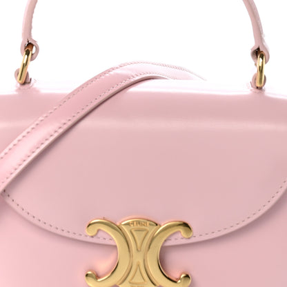 Celine Shiny Calfskin Triomphe Mini Besace Clea Pastel Pink 8 of 14