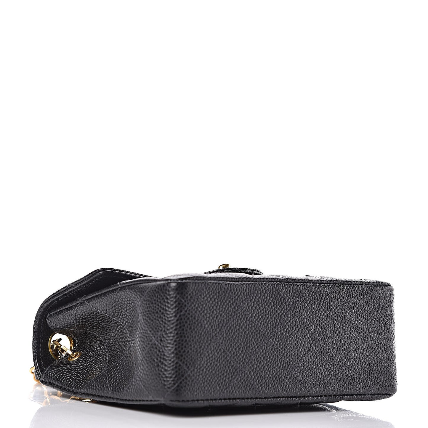Caviar Quilted Mini Square Flap Black