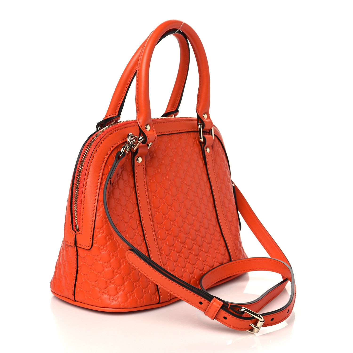 Gucci Microguccissima Mini Dome Bag Sun Orange 3 of 7
