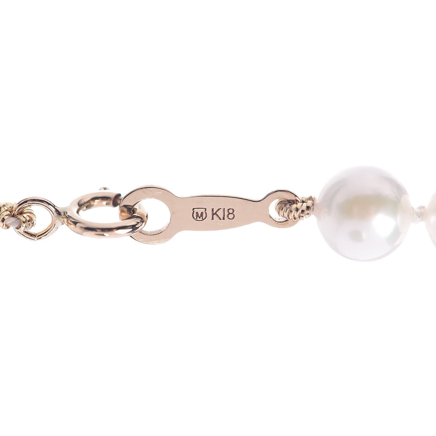 18K Yellow Gold Akoya Pearl 5-5.5mm Strand Necklace