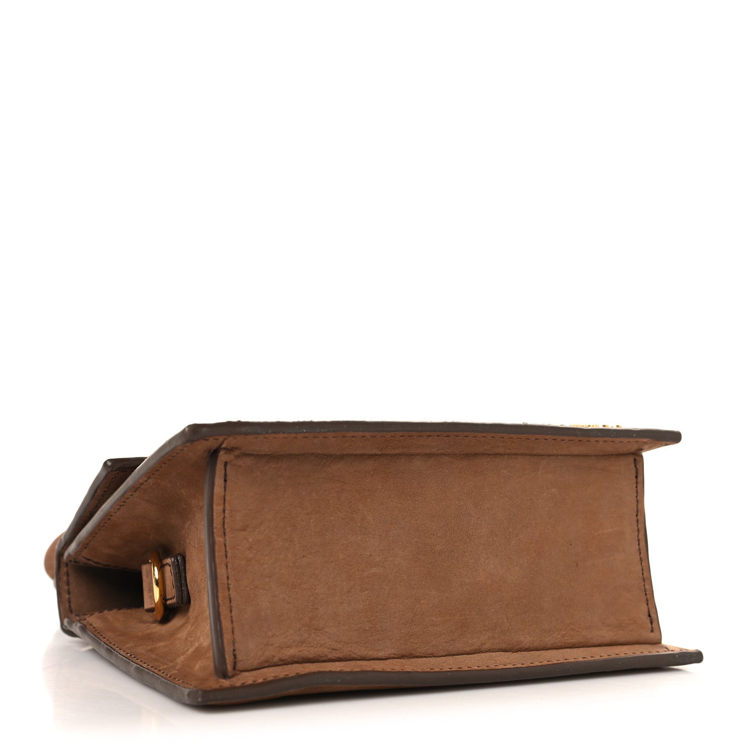 Jacquemus Suede Le Chiquito Noeud Brown 3 of 9