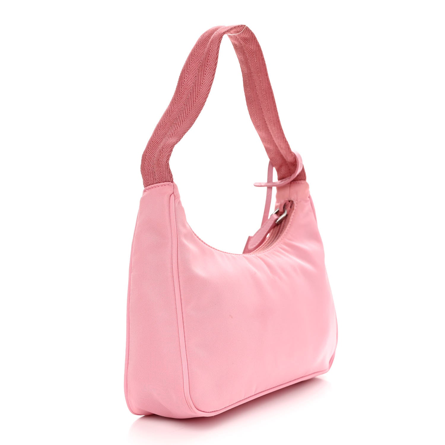 Prada Tessuto Nylon Saffiano Mini Re-Edition 2000 Bag Rosa 3 of 12