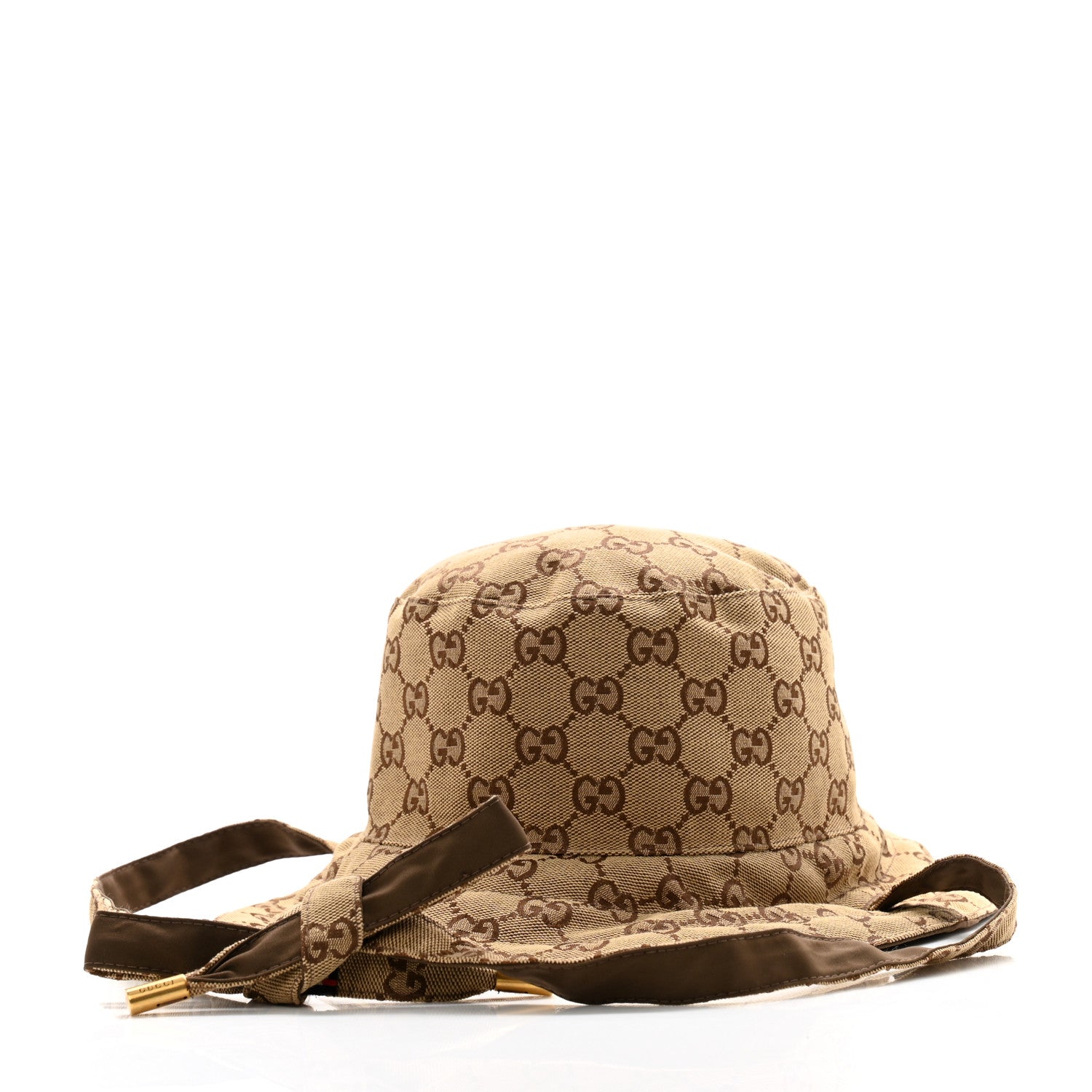 Gucci Canvas Monogram Reversible Bucket Hat M Brown 8 of 18