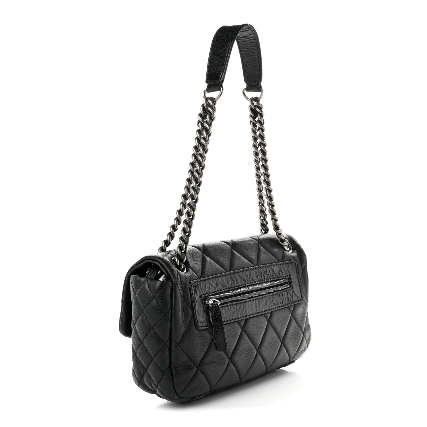 Chanel Caviar Quilted Coco Casual Flap Black 3 of 10