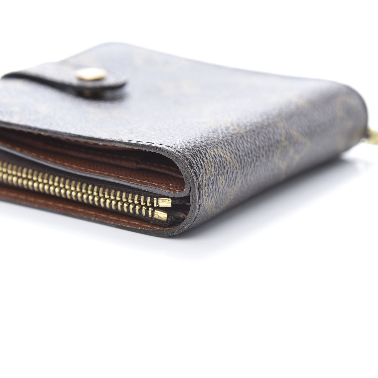 Monogram Compact Zippe Zipped Wallet