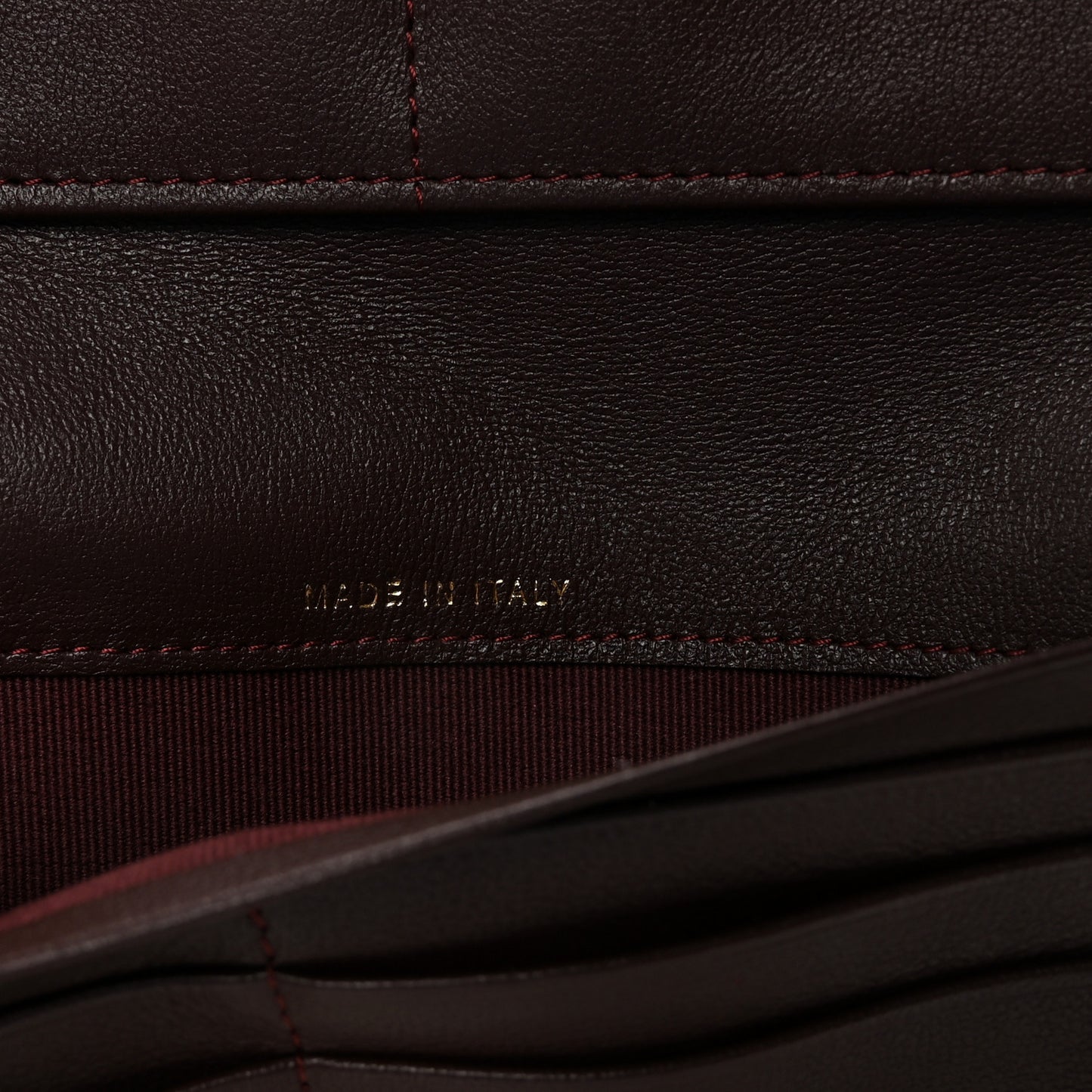 Lambskin Quilted Long Zip Wallet Black