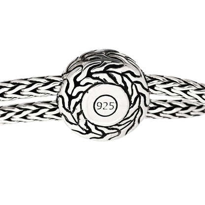 John Hardy Sterling Silver Palu Hammered Station Slide Bracelet 4 of 5