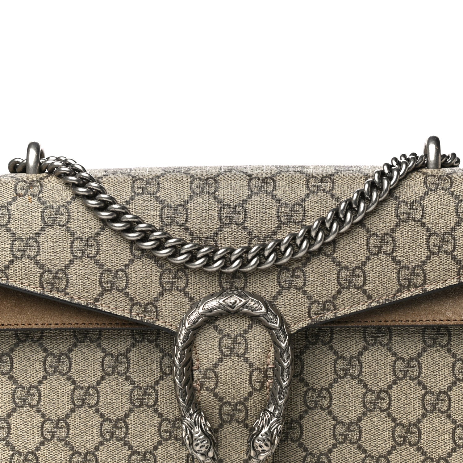 Gucci GG Supreme Monogram Small Dionysus Shoulder Bag Taupe 12 of 20
