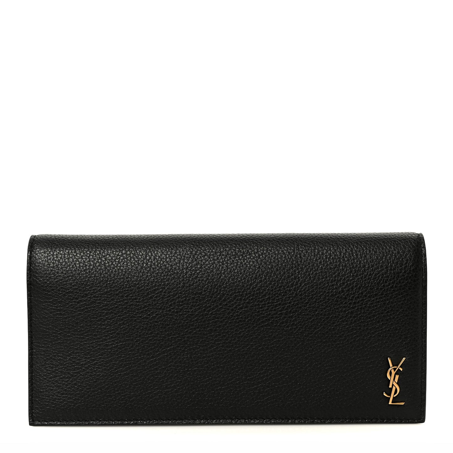 Calfskin Tiny Monogram Cassandre Wallet Black