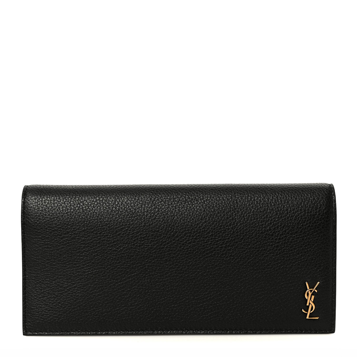 Saint Laurent Calfskin Tiny Monogram Cassandre Wallet Black 1 of 8