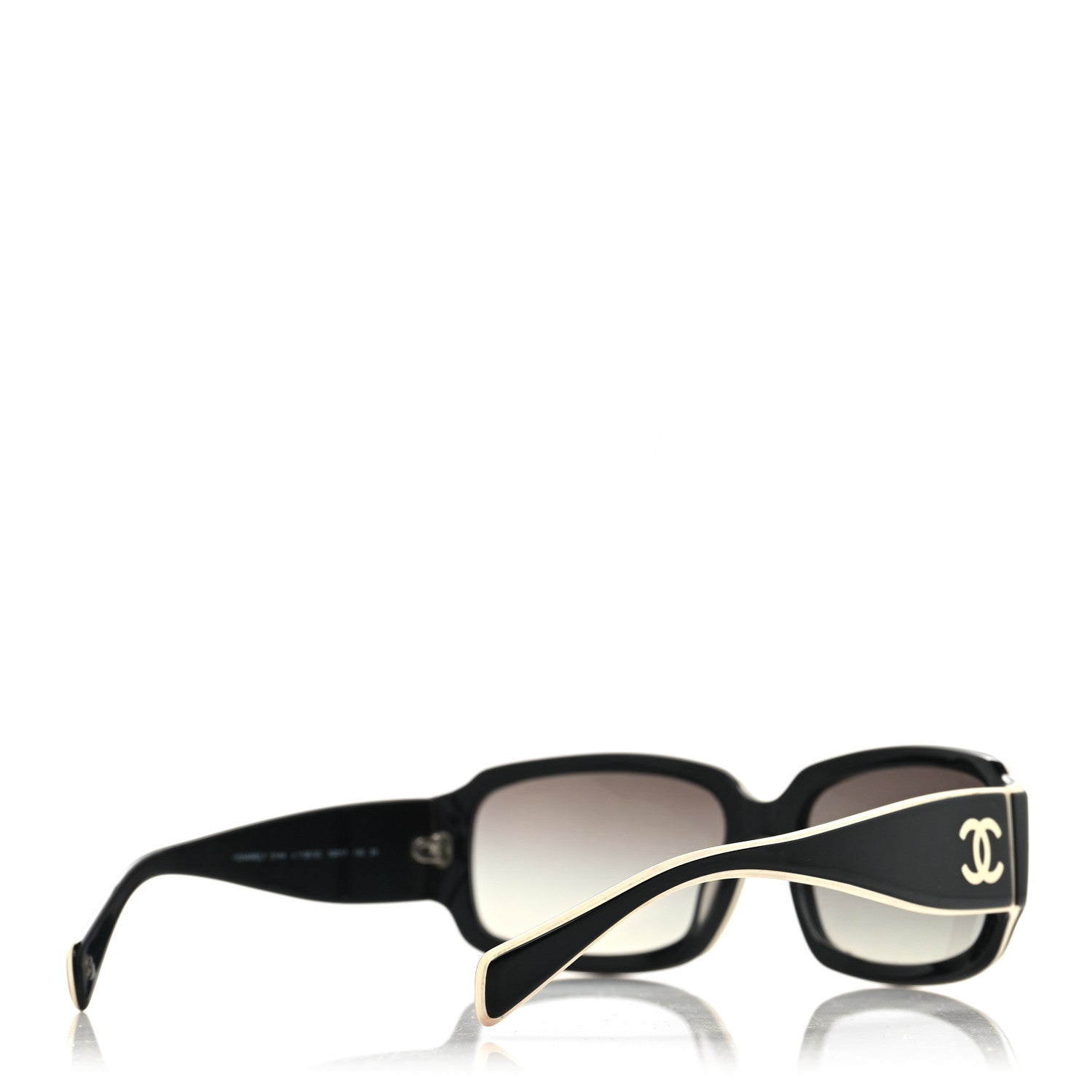 Chanel CC Sunglasses 5144 Black White 4 of 10