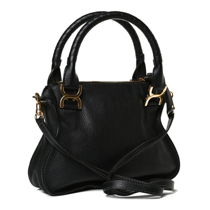 Chloe Calfskin Small Marcie Satchel Black 3 of 10
