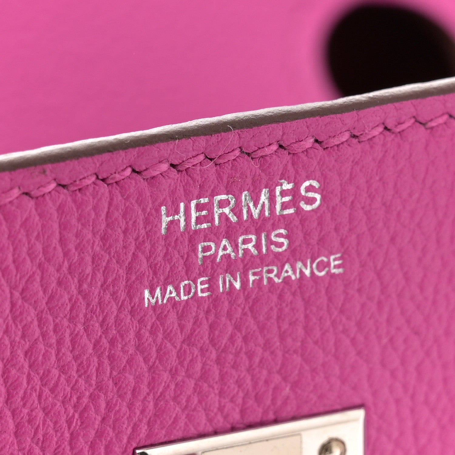 Hermes Taurillon Novillo Verso Birkin 25 Magnolia Sienne 6 of 13