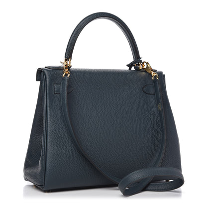 Hermes Taurillon Clemence Kelly Retourne 28 Vert Cypress 3 of 11