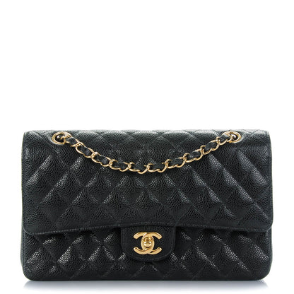 Chanel Caviar Quilted Medium Double Flap Black 1 of 9