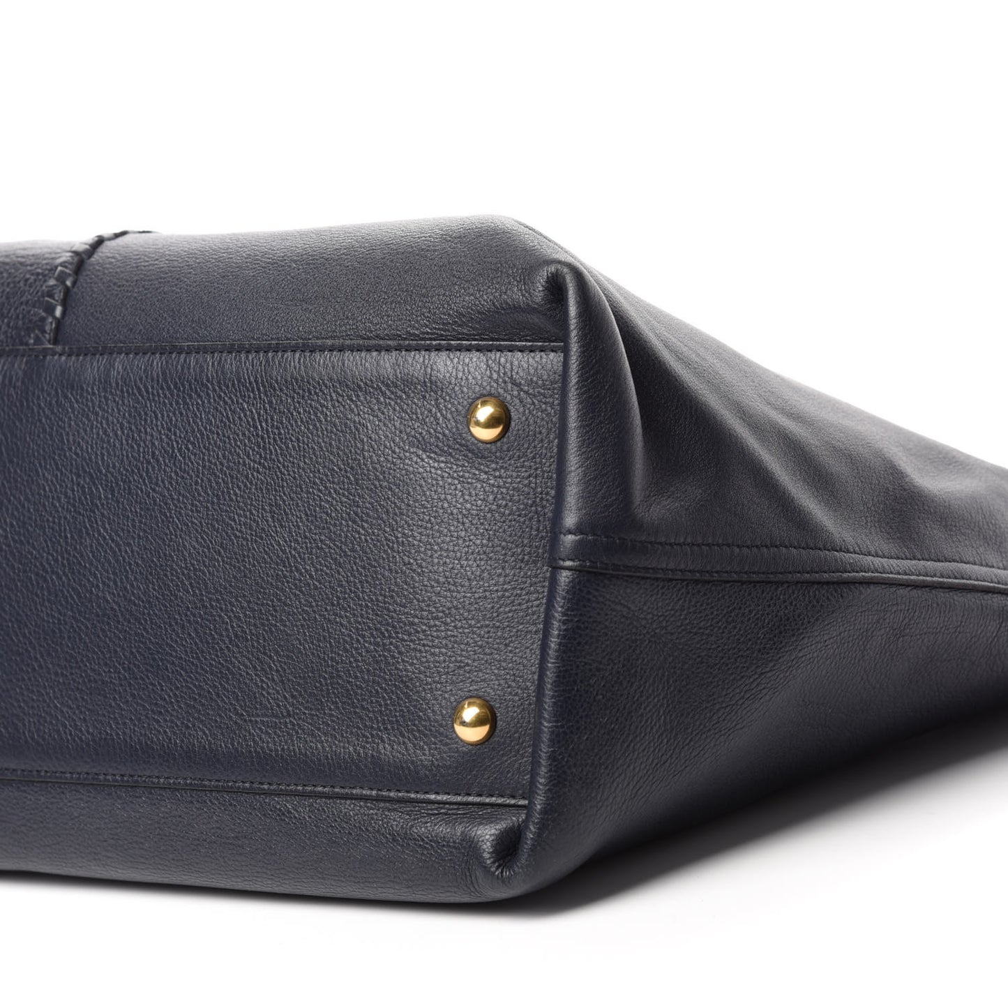 Calfskin Large Neo Double Reversible Tote Navy