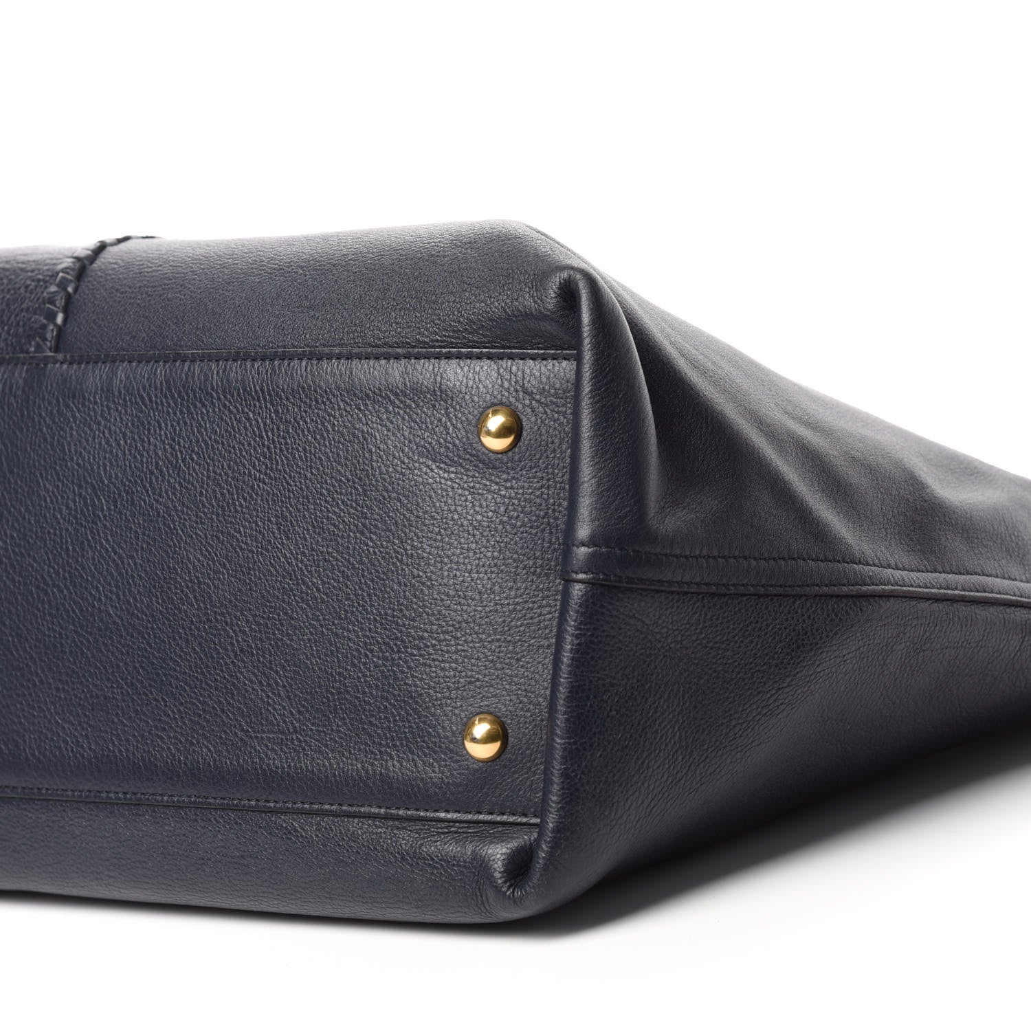 Saint Laurent Calfskin Large Neo Double Reversible Tote Navy 7 of 22