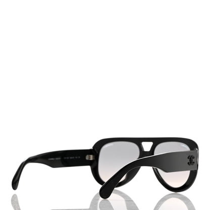 Chanel Resin Polarized Sunglasses 5423-B Black 4 of 8