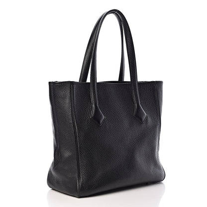 Hermes Taurillon Clemence Victoria II Cabas 32 Black 3 of 9