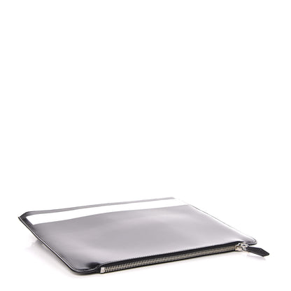 Givenchy Calfskin Large Double Zip Pouch Black White 4 of 7