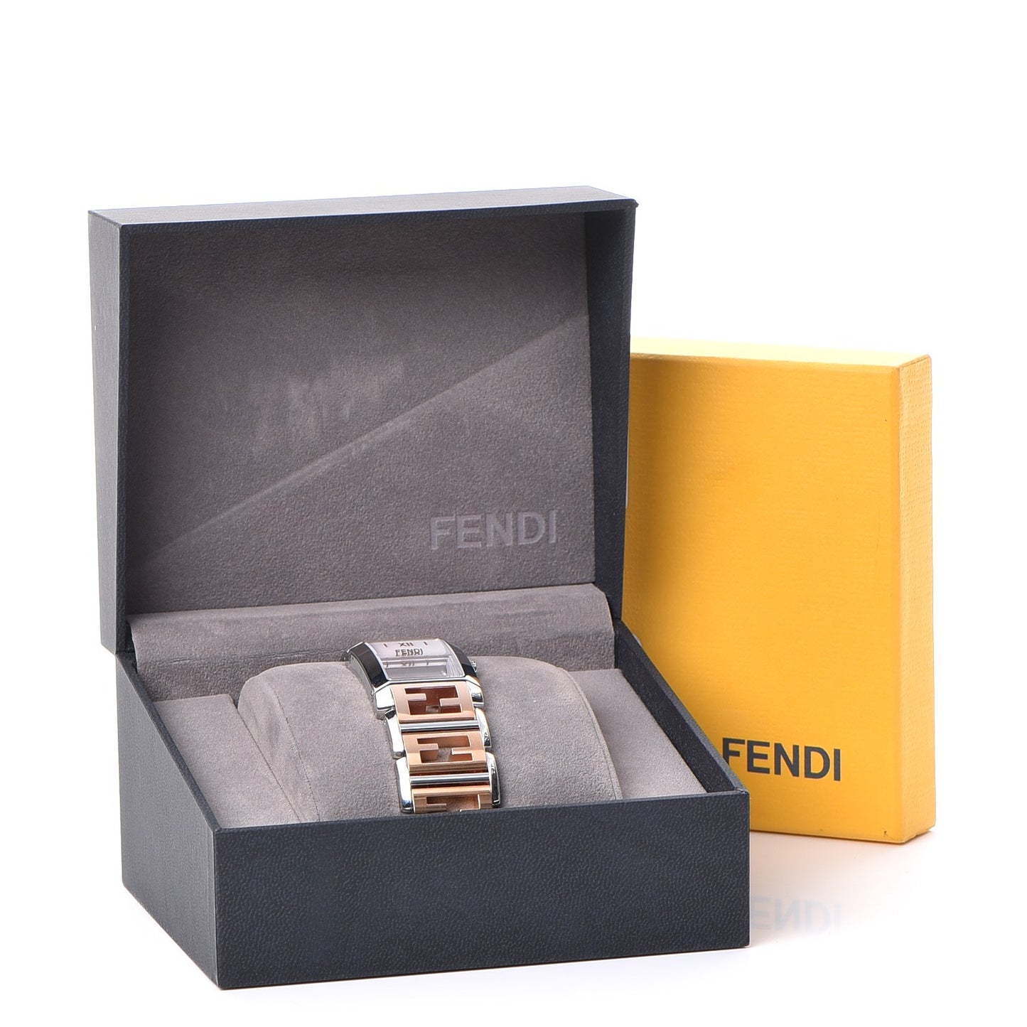 Stainless Steel 25mm Forever Tank Two Tone Quartz Watch