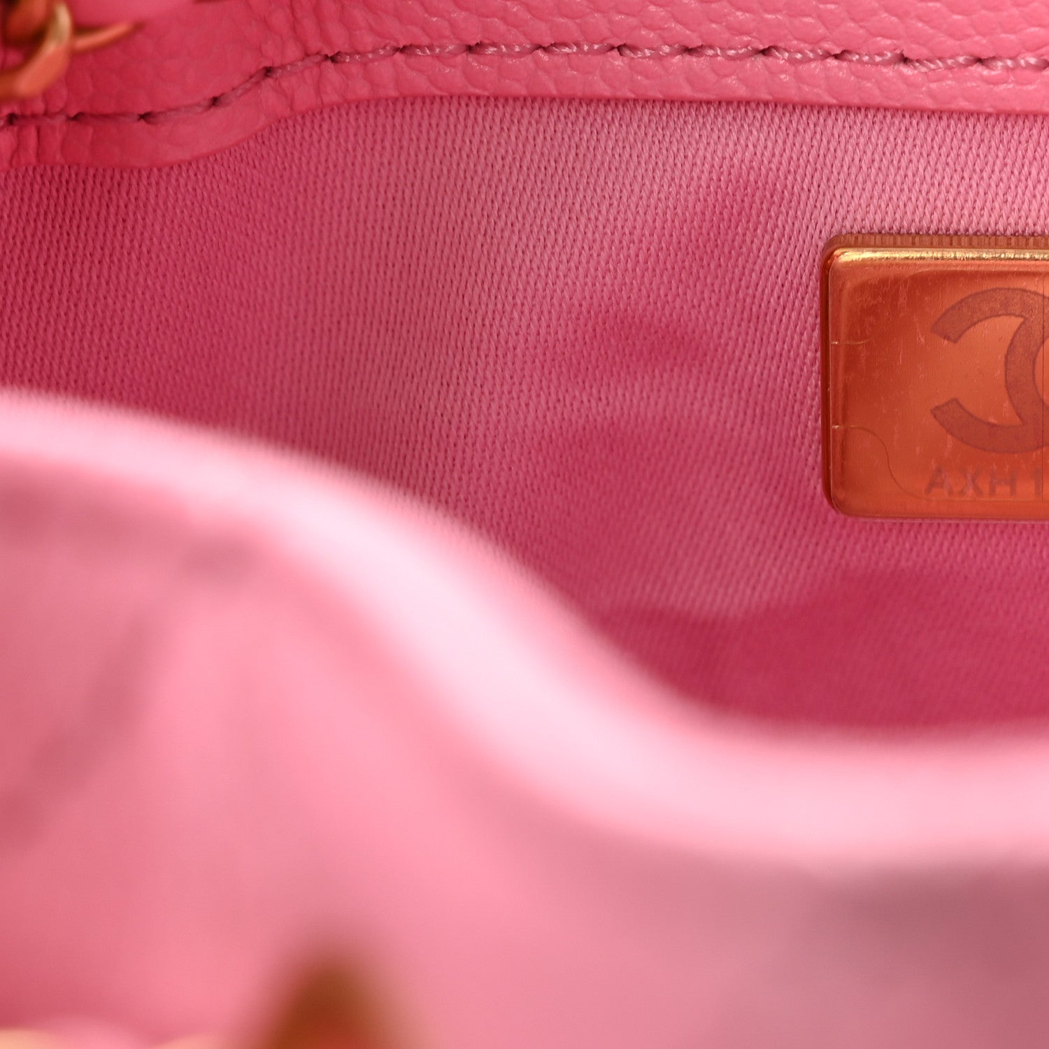 Chanel Caviar Quilted Mini Chanel 25 Handbag Pink 7 of 11