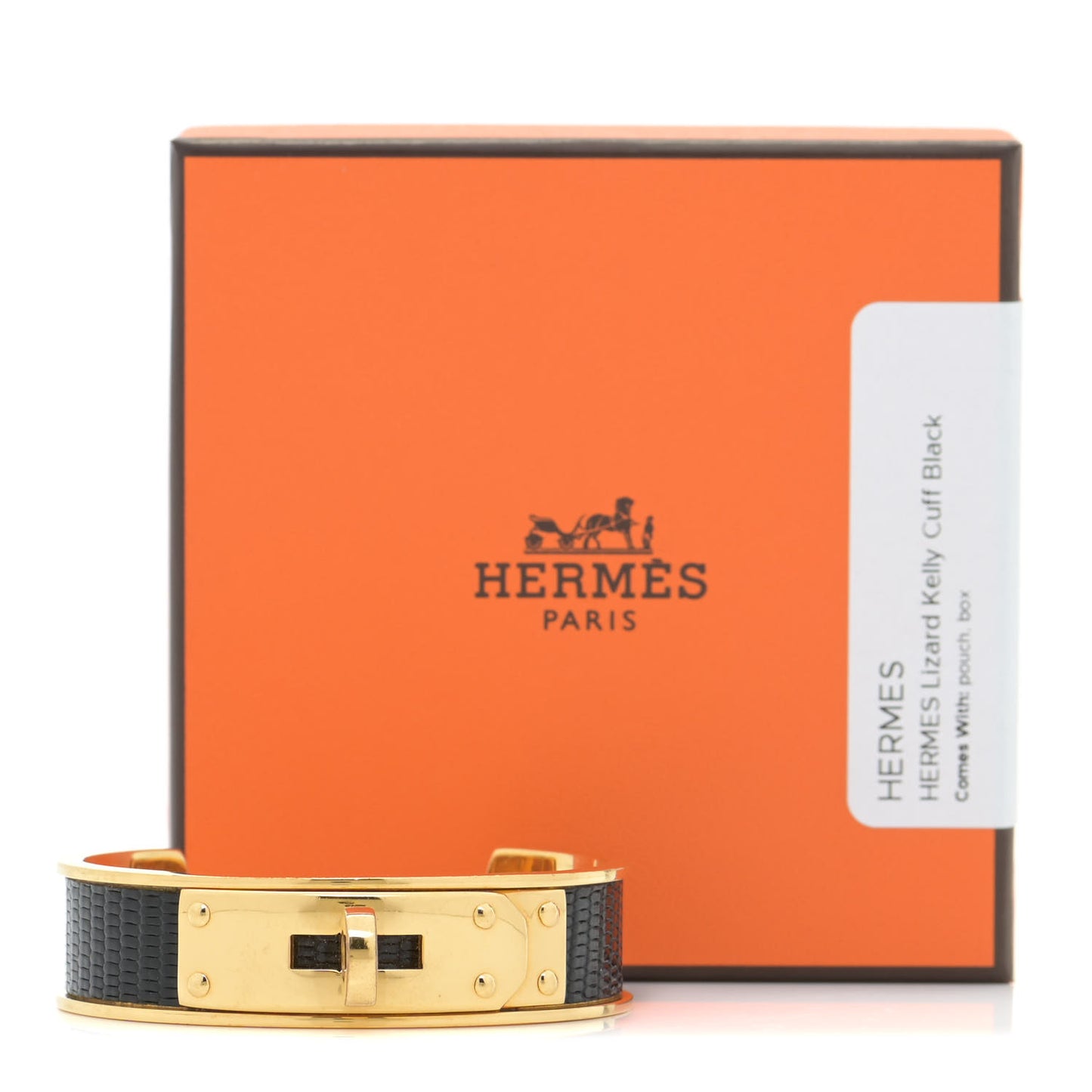 Lizard Kelly Cuff Black