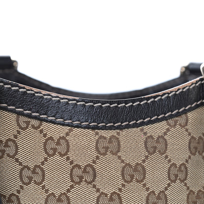 Gucci Monogram New Ladies Web Tote Dark Brown 6 of 9