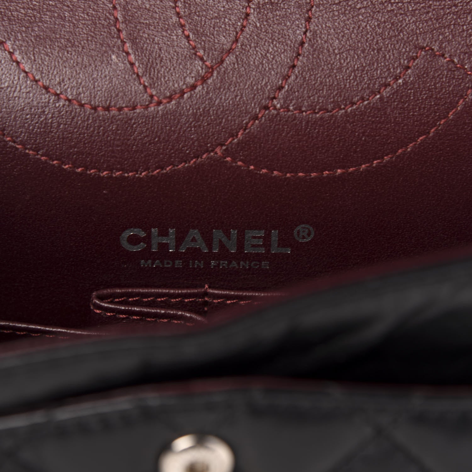 Chanel Aged Calfskin Quilted 2.55 Reissue 225 Flap Black 6 of 10
