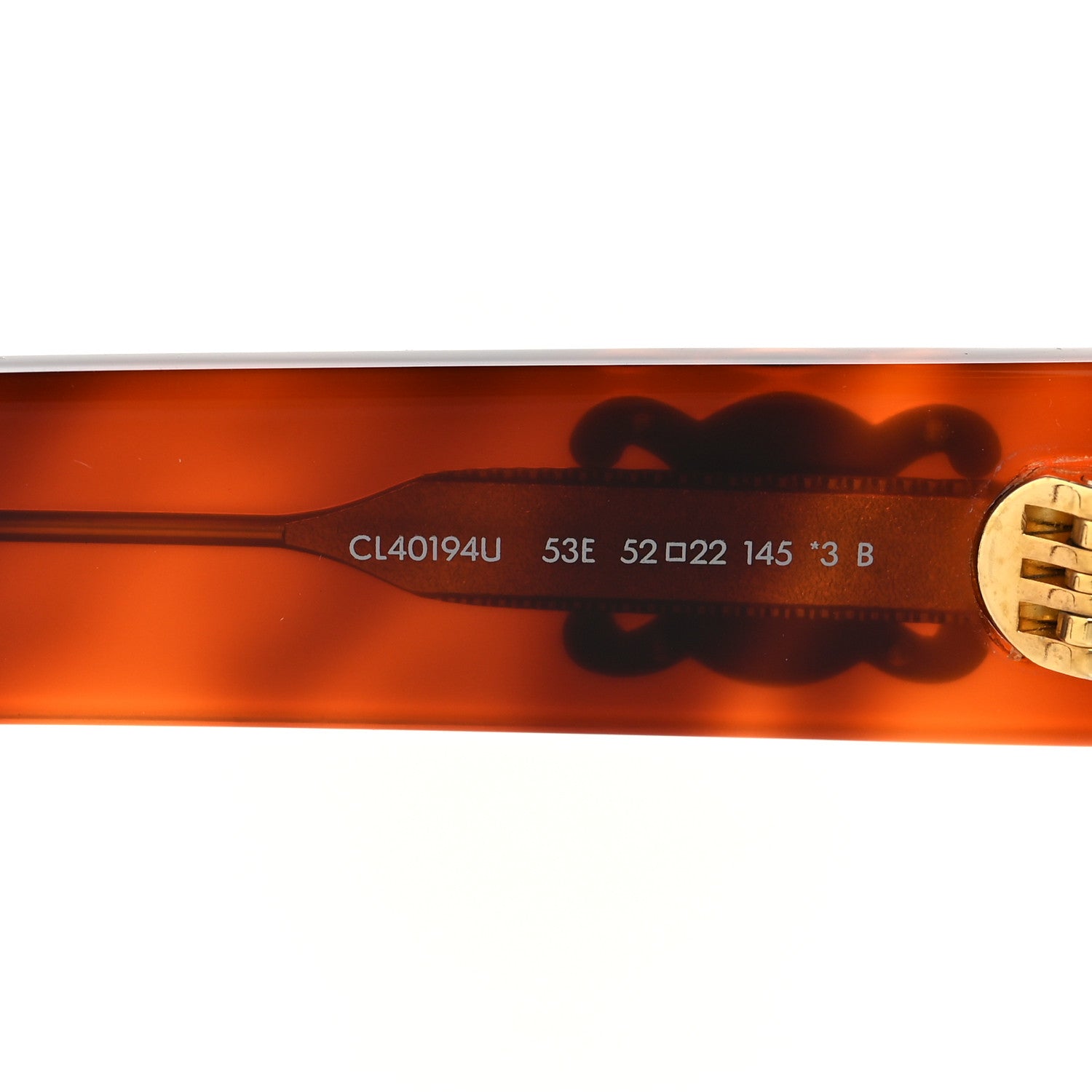 Celine Acetate Triomphe 01 Sunglasses CL 40194U Tortoise 6 of 7