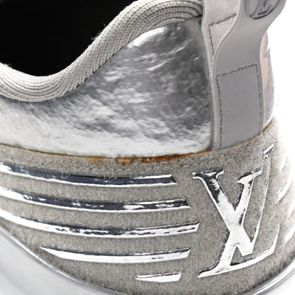 Louis Vuitton Technical Knit Mens V.N.R Sneakers 8 Silver 10 of 12