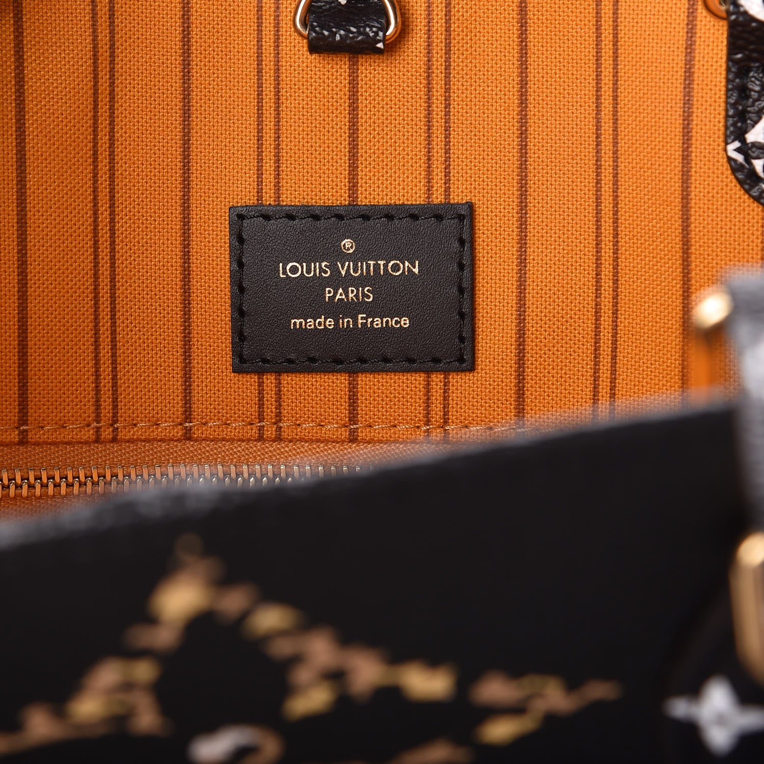 Louis Vuitton Monogram Giant Jungle Onthego GM Black 9 of 10