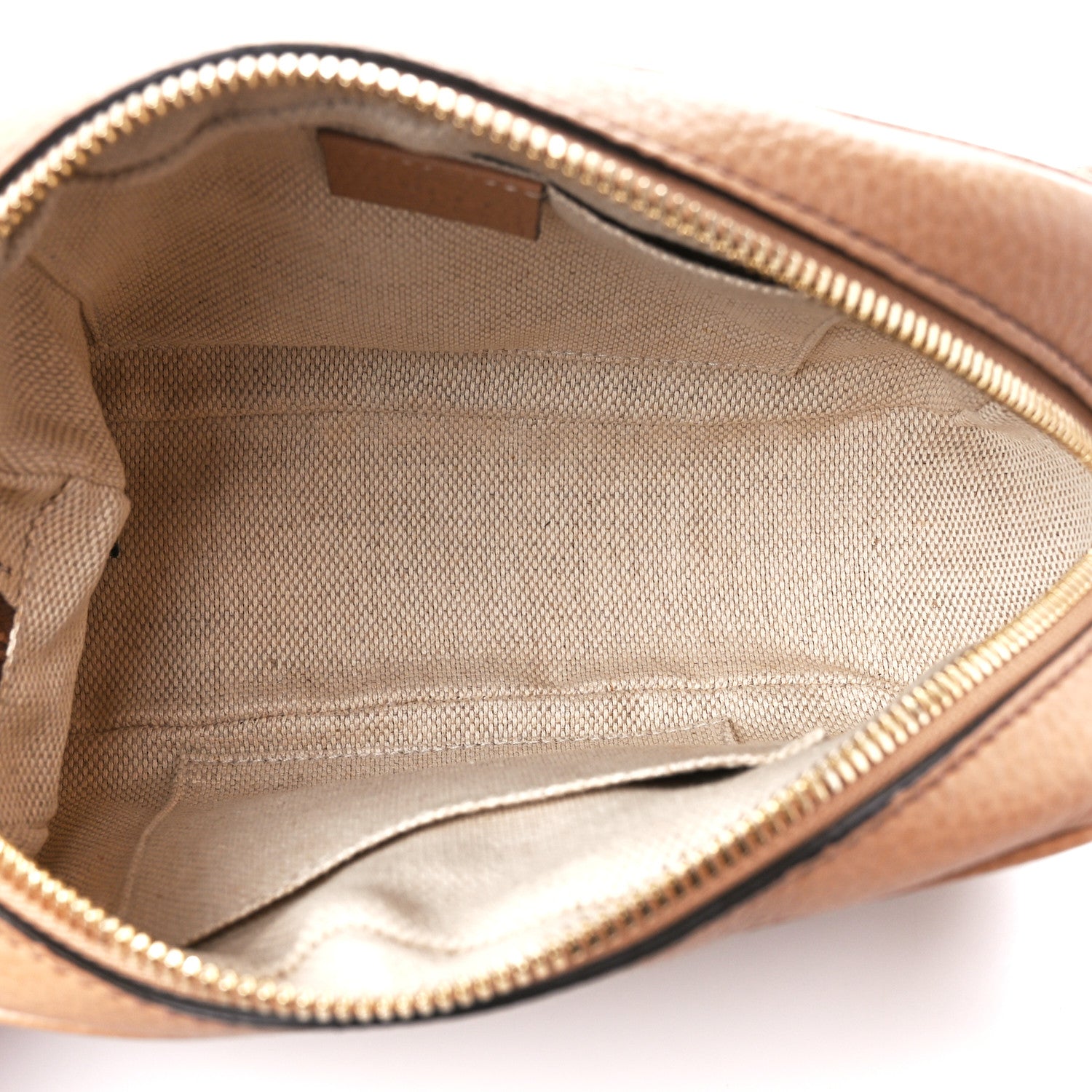Gucci Pebbled Calfskin Small Soho Disco Bag Camelia 5 of 11