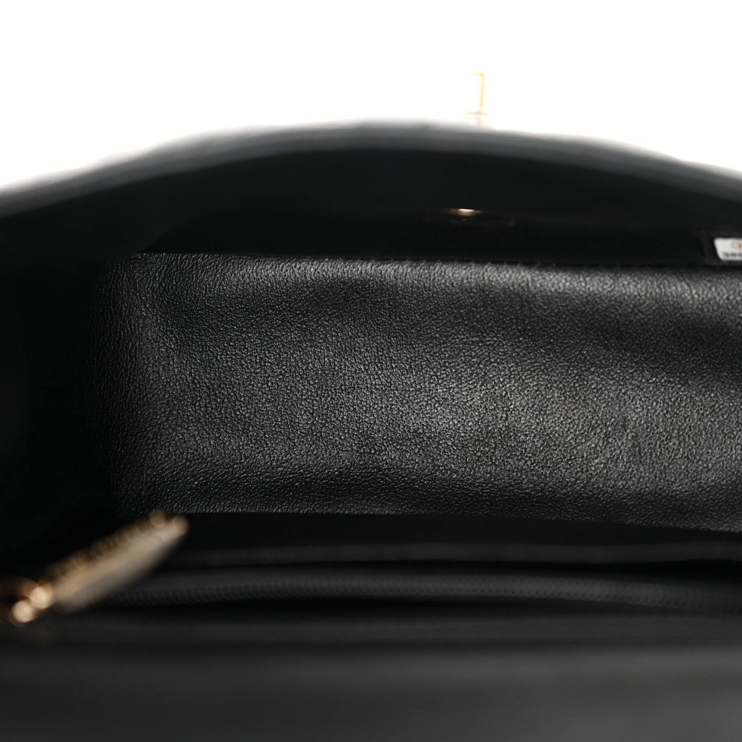 Lambskin Quilted Mini Square Flap Black