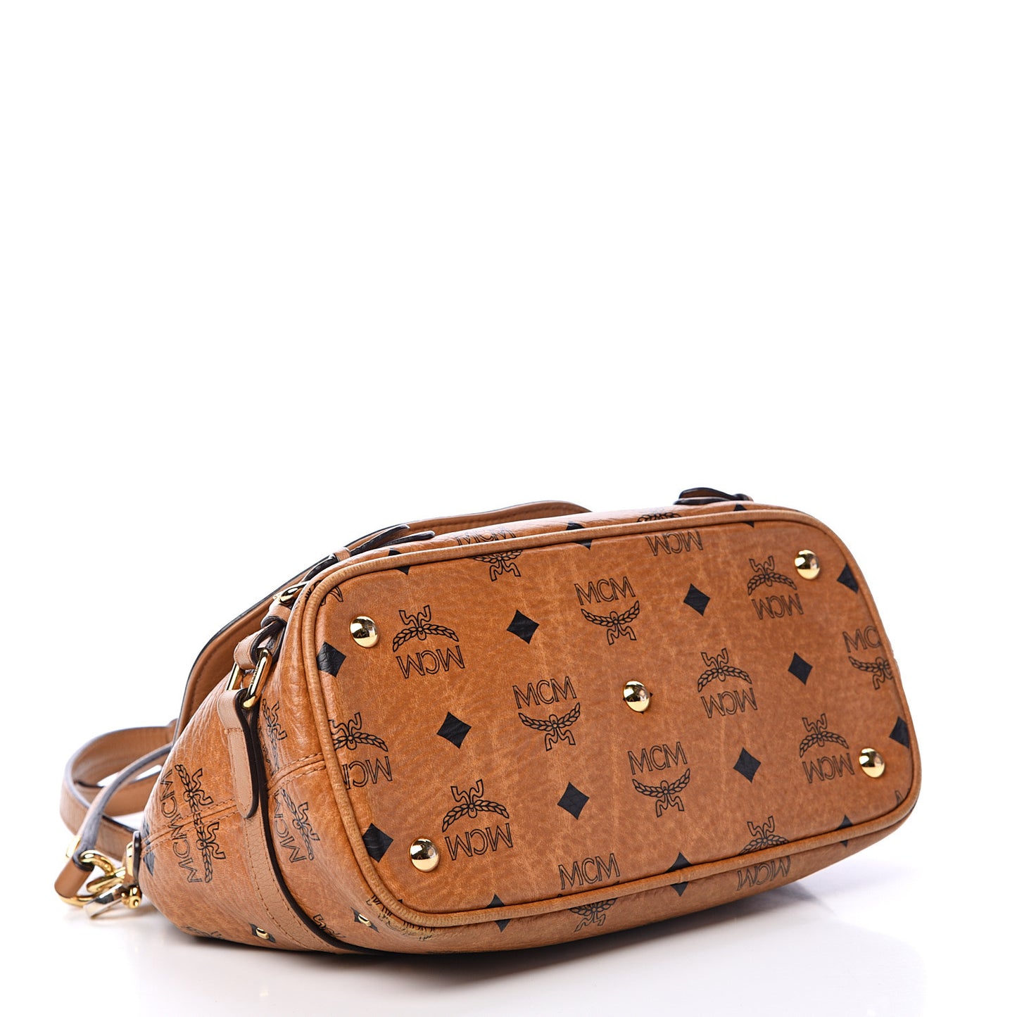 Visetos Crossbody Flap Messenger Cognac