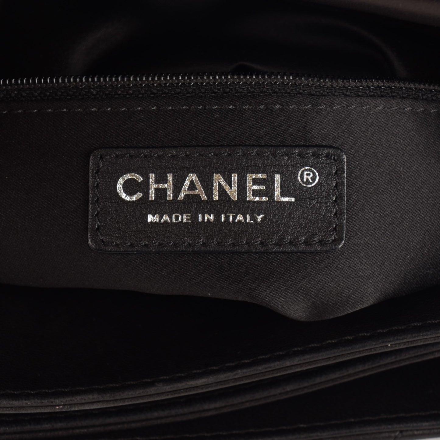 Lambskin Quilted Maxi 3 Flap Black
