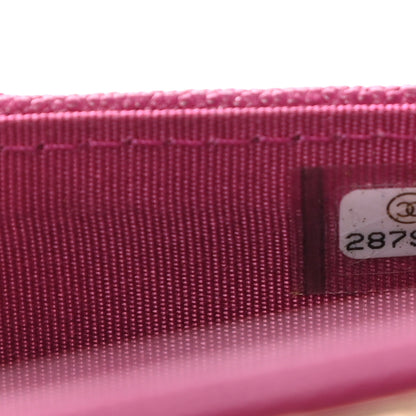 Chanel Caviar Quilted Medium Boy Flap Wallet Fuchsia 8 of 11