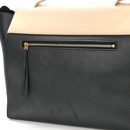 Celine Smooth Calfskin Small Bi-Color Belt Bag Black Cream 14 of 14