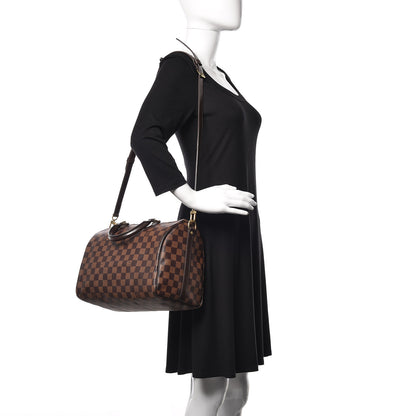 Louis Vuitton Damier Ebene Speedy Bandouliere 30 3 of 12