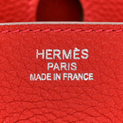 Hermes Togo Birkin 35 Rouge Casaque 6 of 16
