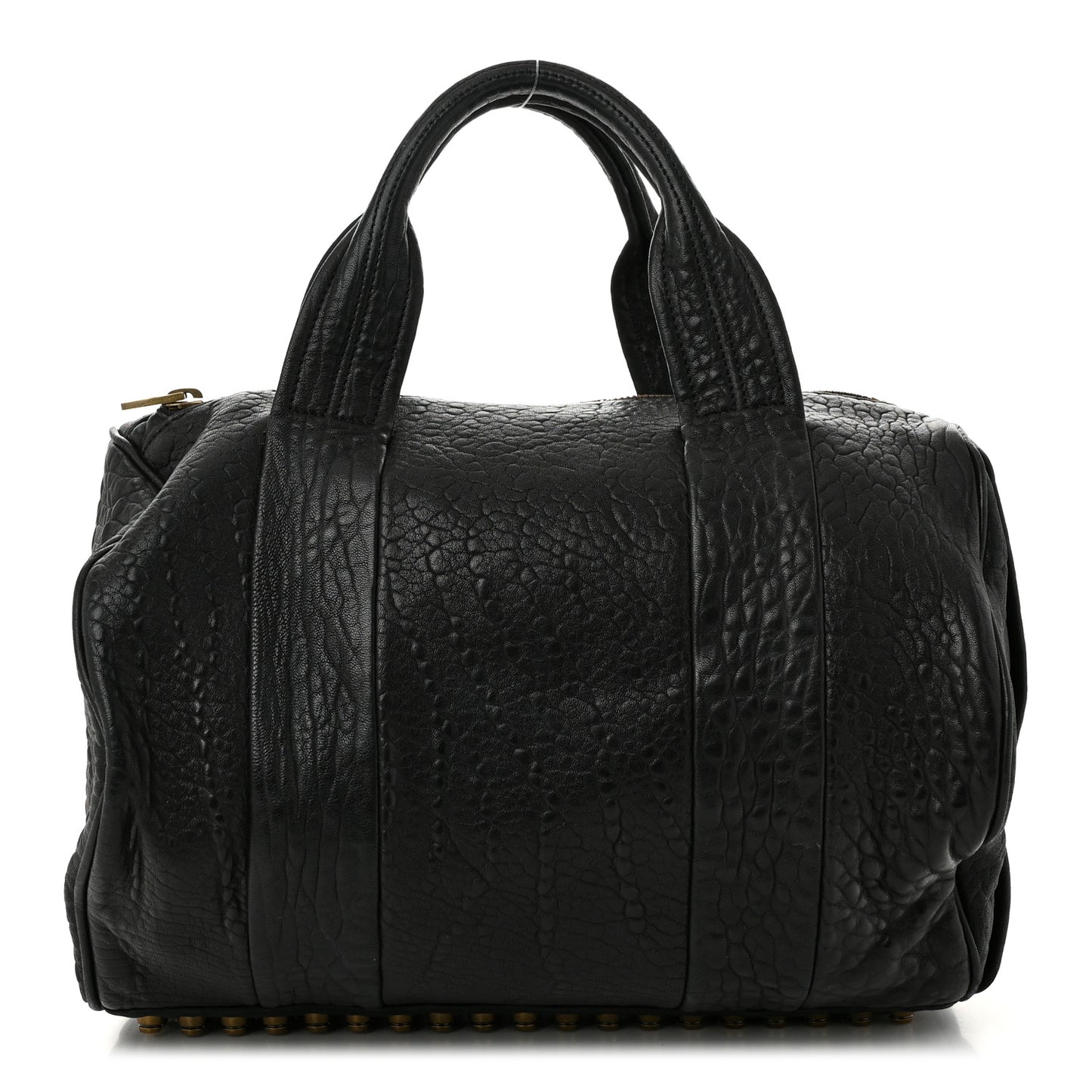 Pebbled Lambskin Rockie Antique Brass Hardware