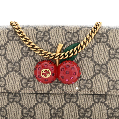 Gucci GG Supreme Monogram Mini Cherry Chain Bag 7 of 11