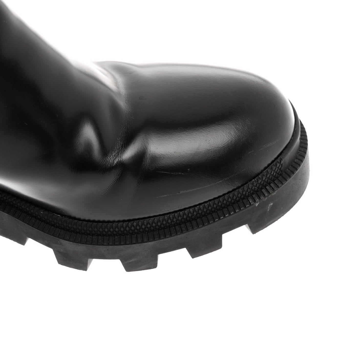 Calfskin Crystal GG Trip Chelsea Ankle Boots 41 Black