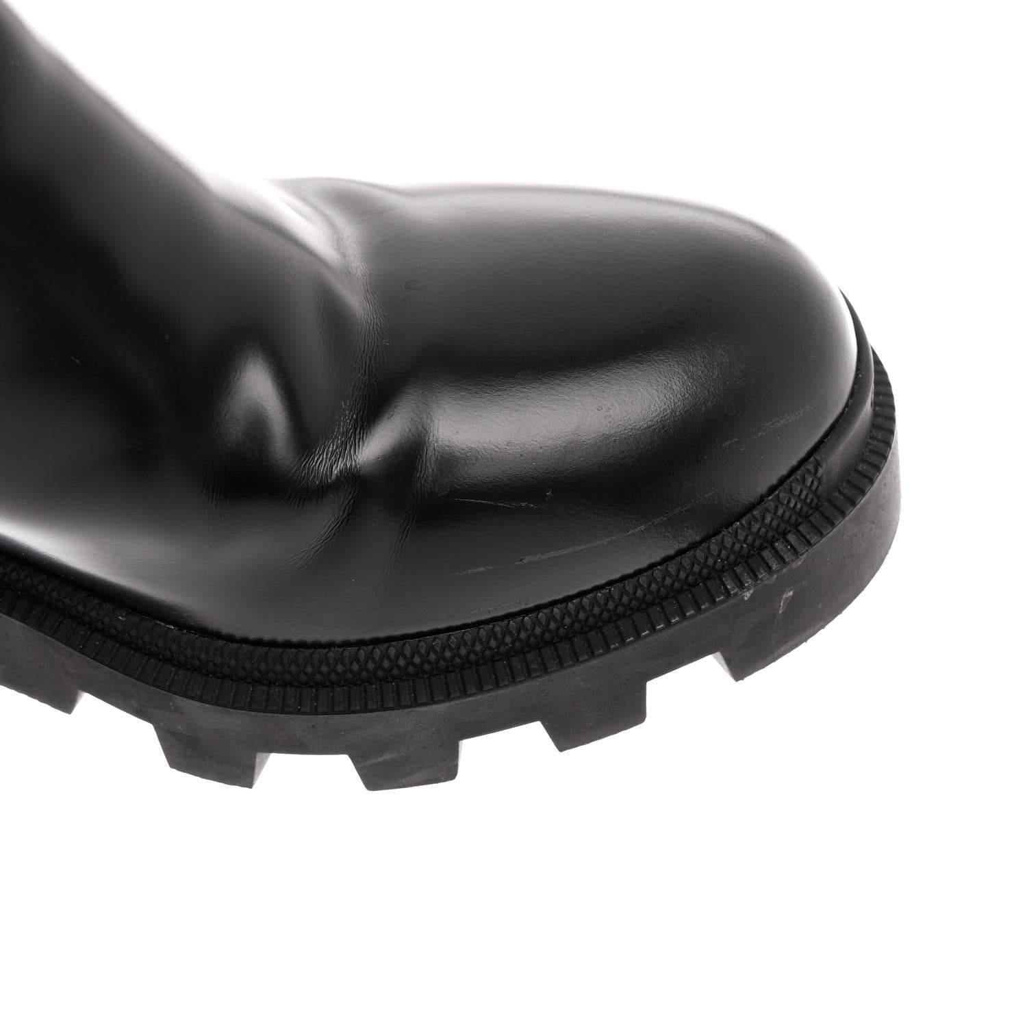 Gucci Calfskin Crystal GG Trip Chelsea Ankle Boots 41 Black 10 of 11